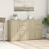 vidaXL Sideboards 2 pcs Sonoma Oak 60x31x70 cm Engineered Wood