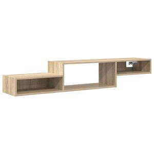 vidaXL Wall-mounted TV Cabinet Wall-Mounted Sonoma Oak