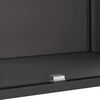 vidaXL Kitchen Storage with Shelf Black 60 x 50 x 92 cm Steel