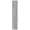 vidaXL Slim Storage Cabinet Grey Sonoma 30x42.5x225 cm Engineered Wood