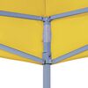 vidaXL Party Tent Roof 4x3 m Yellow 270 g/m²