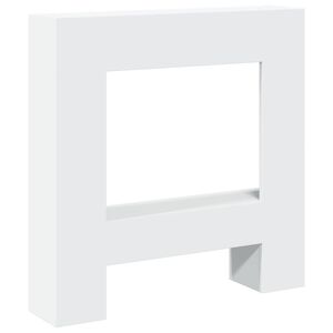 vidaXL Fireplace Surround White 81x18x82 cm Engineered Wood