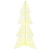 vidaXL Christmas Tree with 160 LEDs Warm White 150 cm Acrylic