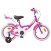 vidaXL Kids Bike 14'' for 3-5 Years Old Pink