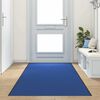 vidaXL Doormat Other Blue and Black 120 x 350 cm Polyamide and PVC