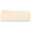 vidaXL Throw Blanket Cream 210 x 140 cm Fleece