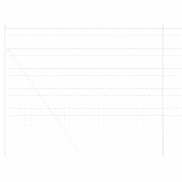 vidaXL Euro Fence Silver 1.5 x 10 m Hot dip galvanized iron