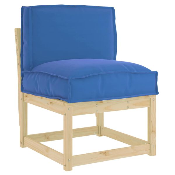 vidaXL Pallet Cushion for Backrest Royal blue 50 x 40 x 12 cm