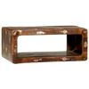 vidaXL TV Cabinet with Shelf Multicolour Solid Reclaim wood
