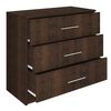 vidaXL Chest of Drawers Engineered Wood 71x35x68 cm Smoked Oak