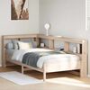 vidaXL Bookcase Bed without Mattress 75x190 cm Solid Wood Pine