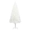 vidaXL Artificial Christmas Tree Lifelike Needles White 210 cm