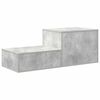 vidaXL Storage Cabinet 2 pcs Concrete Grey 108 x 41 x 40 cm