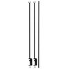 ProGarden Decoration Table Rod With Table Clamp Metal Black