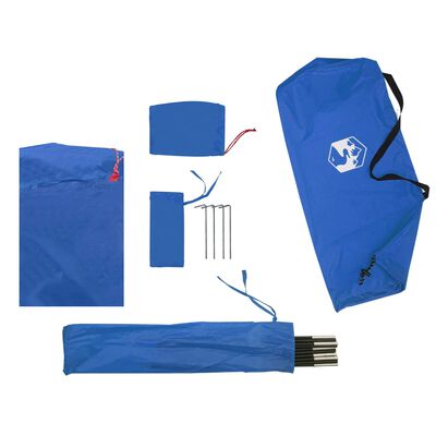 vidaXL Beach Tent Azure Blue 274x178x170/148 cm 185T Polyester