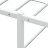 vidaXL Bed Frame without Mattress White 160x200 cm Metal