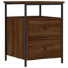 vidaXL Bedside Cabinets 2 pcs Brown Oak 44x45x60 cm Engineered Wood