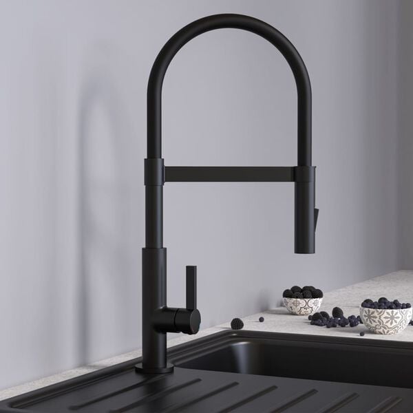 SCH&Uuml;TTE Sink Mixer MIAMI Black Matt