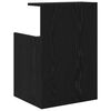 vidaXL Bedside Cabinet Black Oak 40 x 35 x 60 cm Engineered Wood