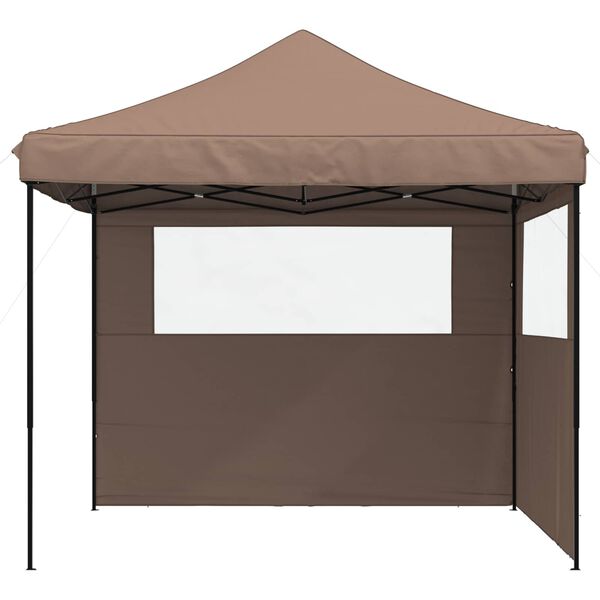 vidaXL Party Tent Folding Brown 292 x 292 x 315 cm Oxford Fabric
