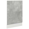 vidaXL Dishwasher Panel "Lyon" Concrete Grey 45x3x67 cm