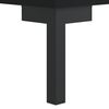vidaXL Bedside Cabinet Black 40x40x50 cm Engineered Wood