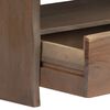 vidaXL Coffee Table Solid Acacia Wood Live Edges 90x50x40 cm Grey