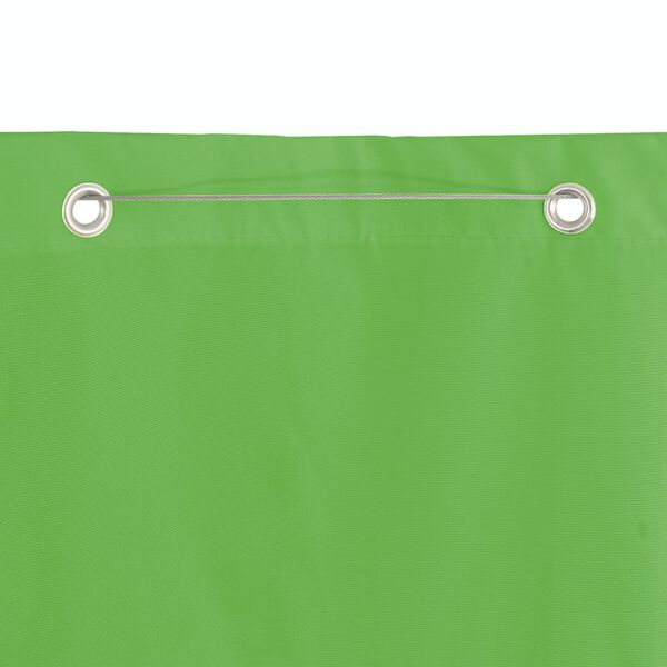 vidaXL Balcony Screen Light Green 140x240 cm Oxford Fabric