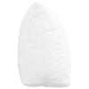 vidaXL Back Pillow White 45 x 20 x 35 cm Fabric