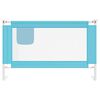 vidaXL Toddler Safety Bed Rail Blue 120x25 cm Fabric