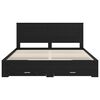 vidaXL Bed Frame with Drawer with Headboard Manual Engineered Wood