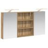 vidaXL Bathroom Cabinet Set 3 pcs 100 x 10.5 x 50 cm Engineered wood