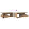 vidaXL Coffee Table Artisan Oak 90x49x45 cm Engineered Wood