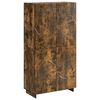 vidaXL Highboard Smoked Oak 79 x 41 x 151 cm Engineered Wood