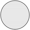 vidaXL Wall Mirror Black &Oslash; 50 cm Round