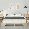 vidaXL Bed Frame Brown 160 x 210 cm Solid Pine Wood