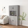 vidaXL Highboard Grey Sonoma Engineered Wood
