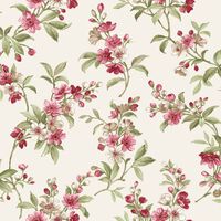 Noordwand Wallpaper Blooming Garden 6 Flowers Red and Green