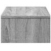 vidaXL Monitor Stand with Drawers Grey Sonoma 50x27x15 cm Engineered Wood