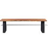 vidaXL Bench Solid Acacia Wood 160 cm