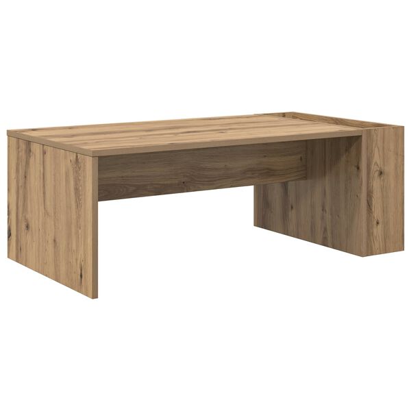 vidaXL Coffee Table Artisan Oak 95 x 50 x 34 cm Engineered Wood