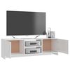 vidaXL TV Cabinet High Gloss White 120x30x37.5 cm Engineered Wood