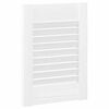 vidaXL Cabinet Doors Louvred Design 2 pcs White 39.5x29.5 cm