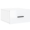 vidaXL Wall-mounted Bedside Cabinets 2 pcs High Gloss White 35x35x20 cm