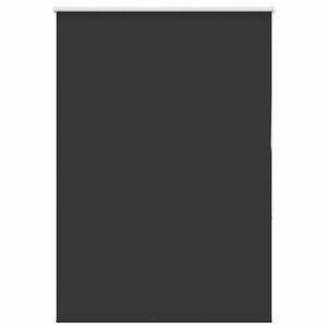 vidaXL Roller Blind Blackout Black 105x175 cm Fabric Width 100.7 cm Polyester