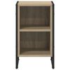 vidaXL Bedside Table Sonoma 39.5 x 30 x 50 cm Engineered Wood