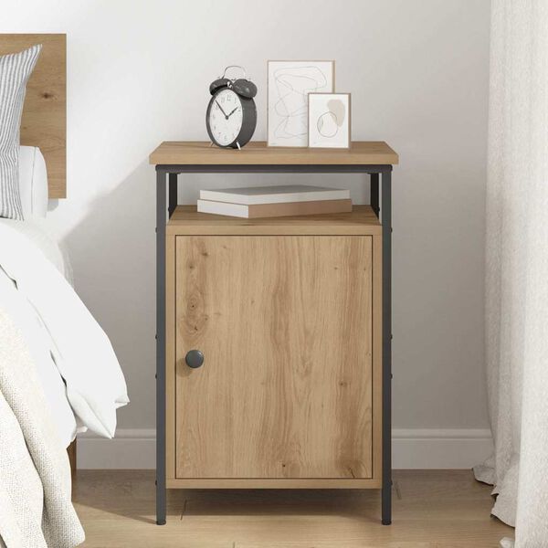 vidaXL Bedside Cabinet Artisan Oak 40 x 42 x 60cm Engineered Wood