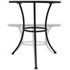 vidaXL Bistro Table Blue and White 60 cm Mosaic