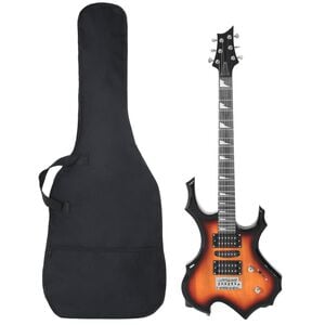 vidaXL Electric Guitar for Beginner with Bag Brown and Black 4/4 39"