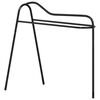 vidaXL Saddle Rack 3 Legged Freestanding Black Iron